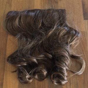 Clip in brown hair extensions
